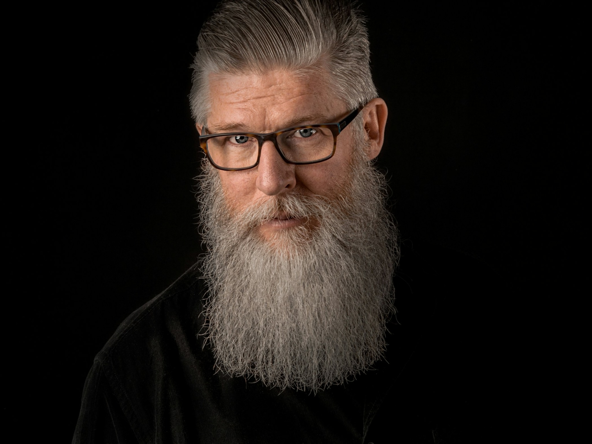 Bearded man portrait for Beards and First Impressions